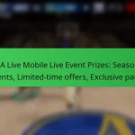 NBA Live Mobile Live Event Prizes: Seasonal events, Limited-time offers, Exclusive packs